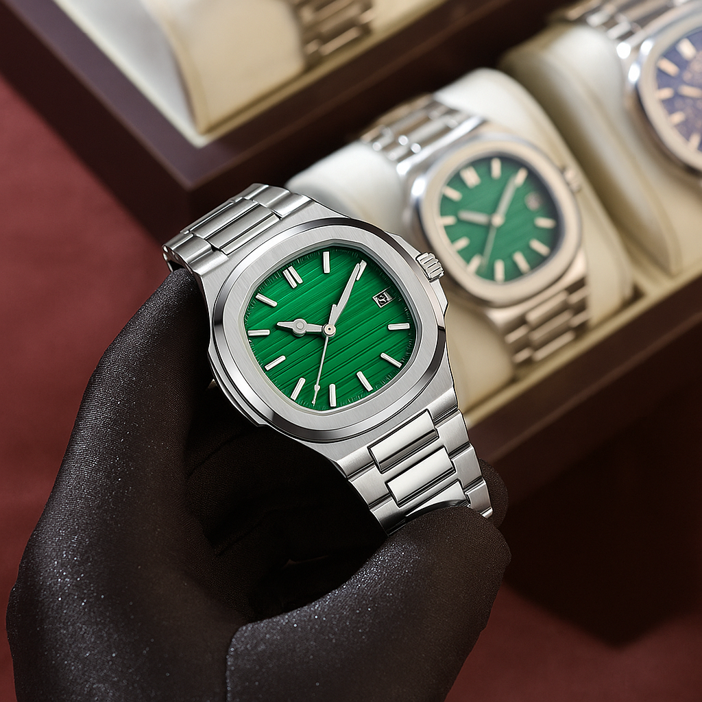 The Lucky Green dial watch