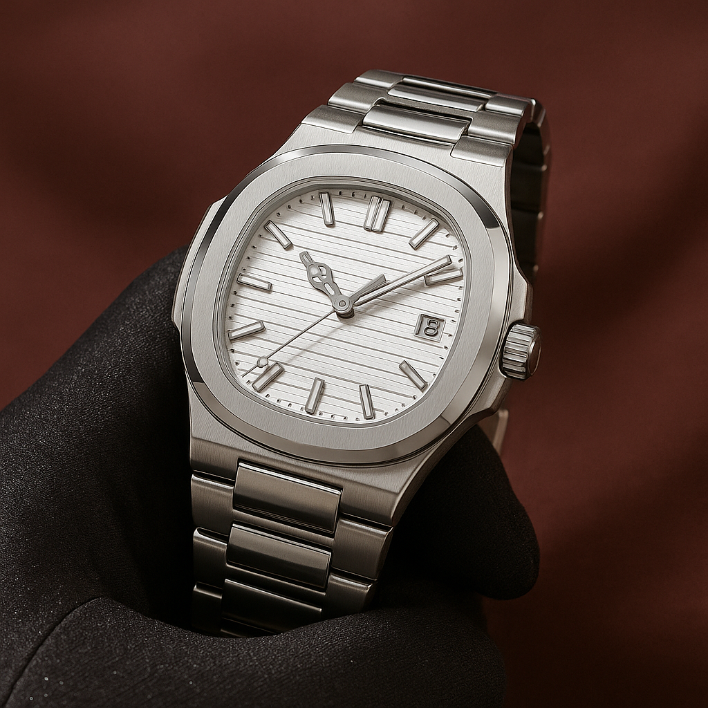 The clean white dial watch