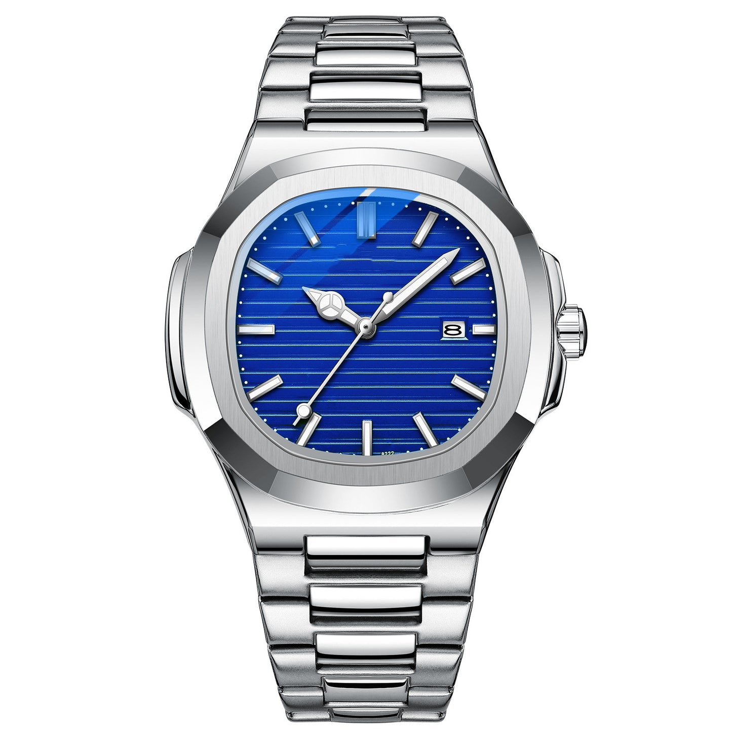 The ocean-blue dial watch