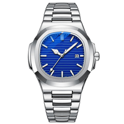 The ocean-blue dial watch